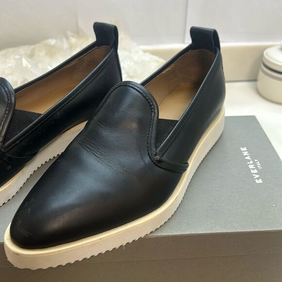 Everlane The Leather Street Shoe, black, excellent condition (with box) - Picture 8 of 13
